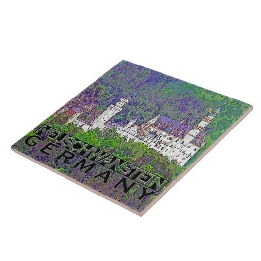 Neuschwanstein Fliese (Seite)