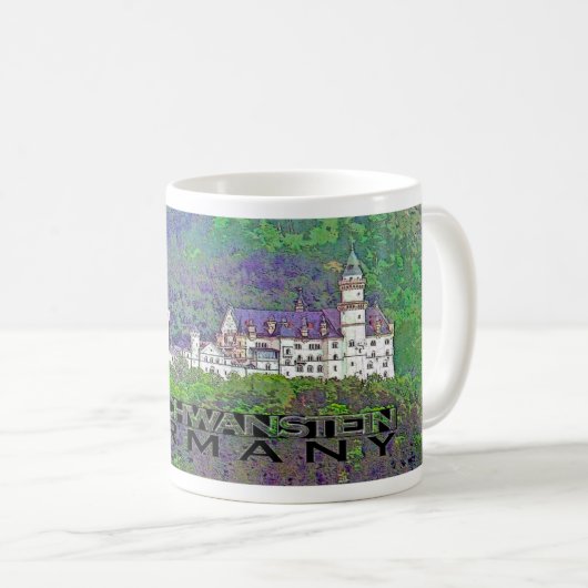 Neuschwanstein Kaffeetasse (VorderseiteRechts)