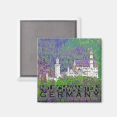 Neuschwanstein Magnet (Vorderseite/Rückseite)