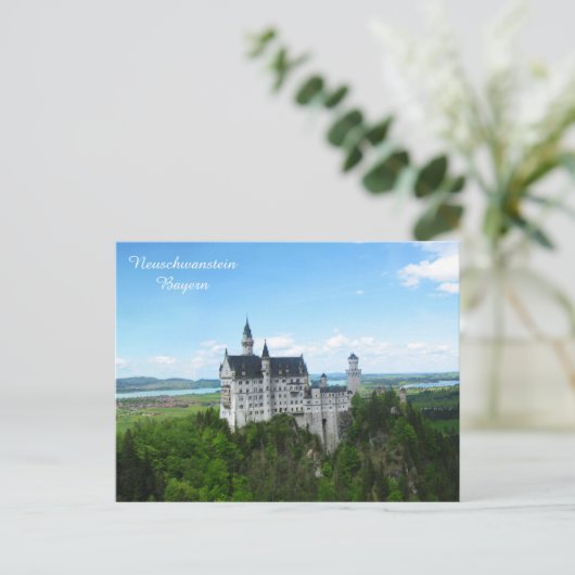 Neuschwanstein-Panorama Postkarte (Stehend Vorderseite)