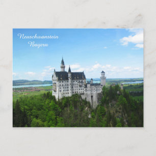 Neuschwanstein-Panorama Postkarte