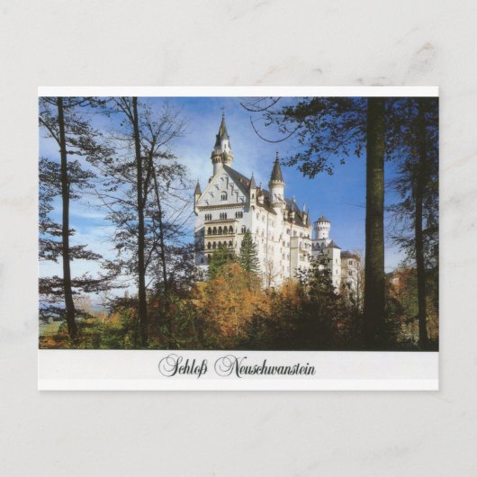 Neuschwanstein Postkarte (Vorderseite)