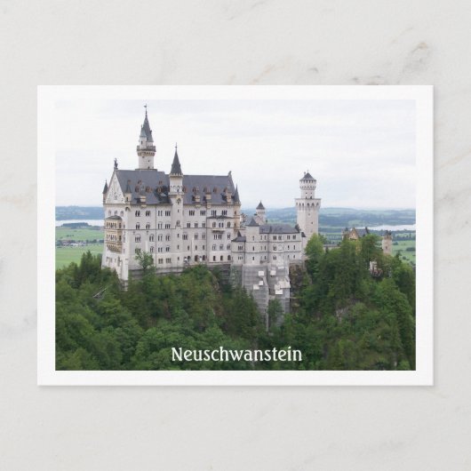 Neuschwanstein Postkarte (Vorderseite)