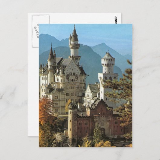 Neuschwanstein Postkarte (Vorne/Hinten)