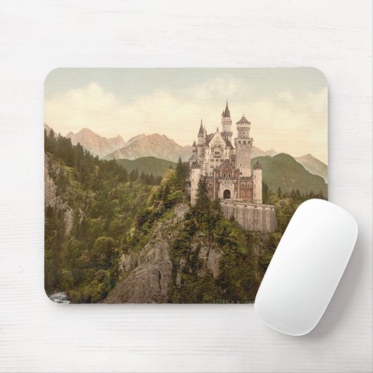 Neuschwanstein-Schloss, Bayern, Deutschland Mousepad (Mit Mouse)