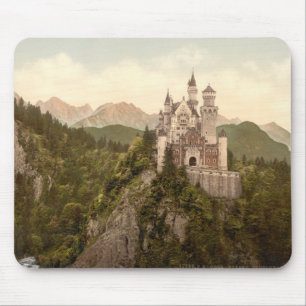 Neuschwanstein-Schloss, Bayern, Deutschland Mousepad