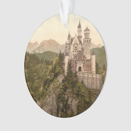Neuschwanstein-Schloss, Bayern, Deutschland Ornament (Vorderseite)