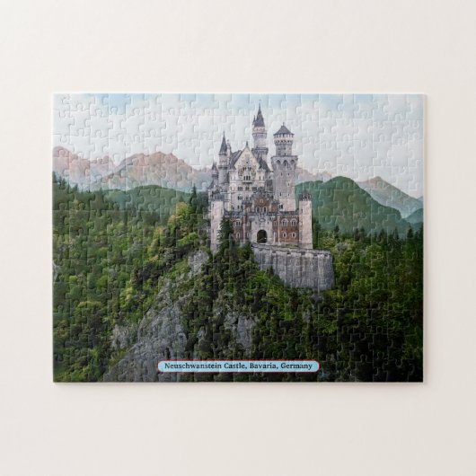 Neuschwanstein-Schloss, Bayern, Deutschland Puzzle (Horizontal)