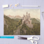 Neuschwanstein-Schloss, Bayern, Deutschland Seidenpapier (Handwerk)