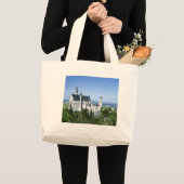 Neuschwanstein-Schloss-Bayern Jumbo Stoffbeutel (Vorderseite (Produkt))