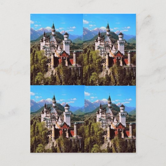 neuschwanstein Schloss - Deutschland DREAM BIG! Postkarte (Vorderseite)
