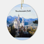 Neuschwanstein-Schloss-Deutschland-Verzierung Keramikornament (Links)