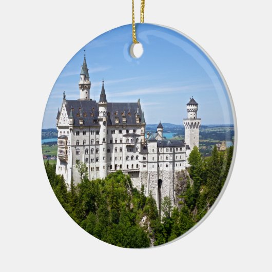 Neuschwanstein-Schloss Keramik Ornament (Links)