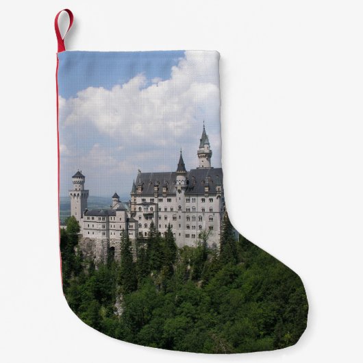 Neuschwanstein-Schloss Kleiner Weihnachtsstrumpf (Vorderseite)