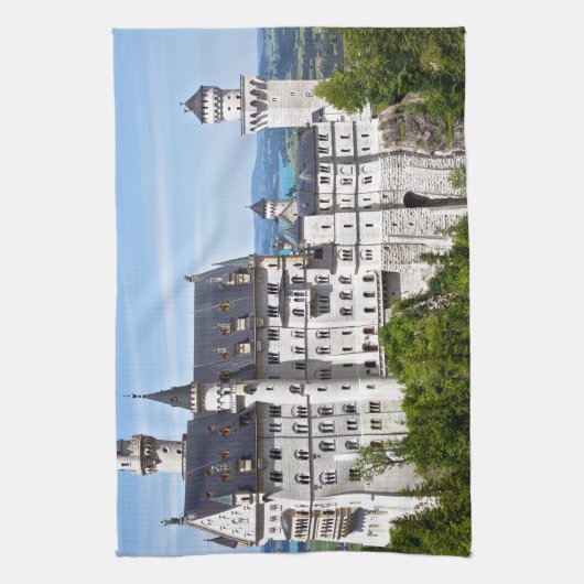 Neuschwanstein-Schloss Küchentuch (Vertikal)