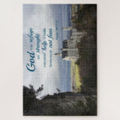 neuschwanstein Schloss, Psalm 46 1-2 20" x 30" Puzzle (Vertikal)