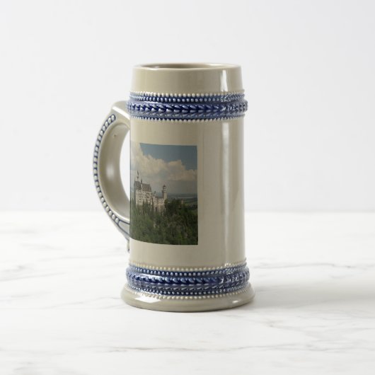 Neuschwanstein-Schloss Stein Bierglas (Vorderseite Links)