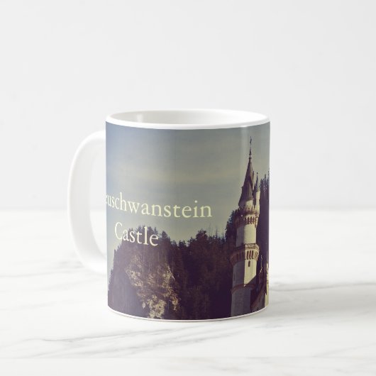 Neuschwanstein-Schloss-Tasse Kaffeetasse (Vorderseite Links)
