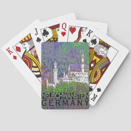 Neuschwanstein Spielkarten (Rückseite)