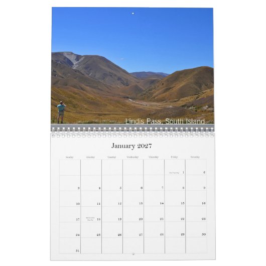 Neuseeland 2013 kalender (Jan 2027)