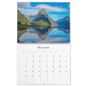 Neuseeland 2025 Kalender mit Landschaftlichen Orte (Mär 2026)