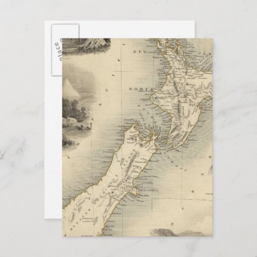 Neuseeland 2 postkarte (Vorne/Hinten)