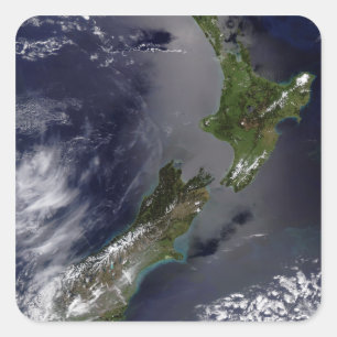 Neuseeland 4 quadratischer aufkleber