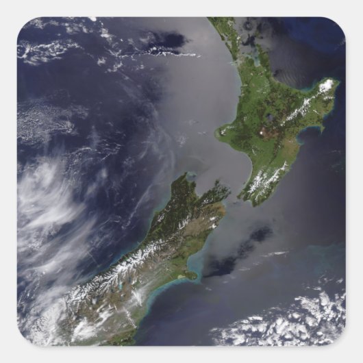 Neuseeland 4 quadratischer aufkleber (Vorderseite)