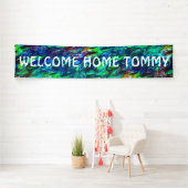Neuseeland Abalone Paua Muschel Muster 1 Banner (Insitu)