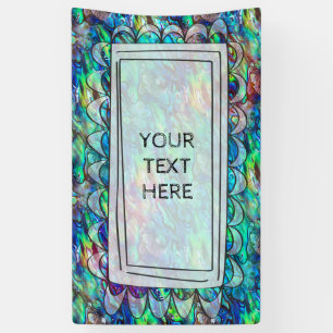 Neuseeland Abalone Paua Muschel Muster 1 Banner