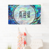 Neuseeland Abalone Paua Muschel Muster 1 Banner (Insitu)