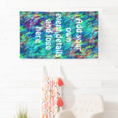 Neuseeland Abalone Paua Muschel Muster 1 Banner (Insitu)
