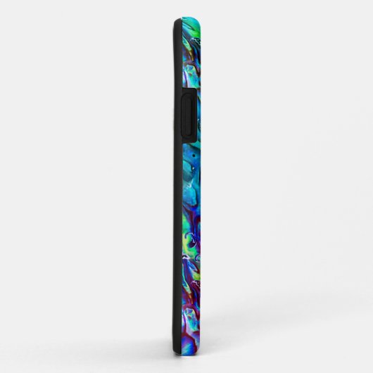 Neuseeland Abalone Paua Muschel Muster 1 Case-Mate iPhone Hülle (Hinten/Rechts)