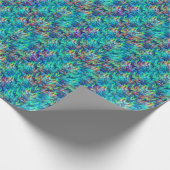 Neuseeland Abalone Paua Muschel Muster 1 Geschenkpapier (Ecke)