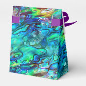 Neuseeland Abalone Paua Muschel Muster 1 Geschenkschachtel (Rückseite)