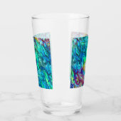 Neuseeland Abalone Paua Muschel Muster 1 Glas (Links)
