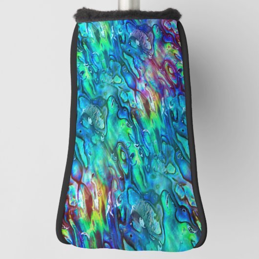 Neuseeland Abalone Paua Muschel Muster 1 Golf Headcover (Rotieren 90)