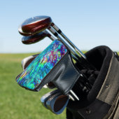 Neuseeland Abalone Paua Muschel Muster 1 Golf Headcover (In Situ)