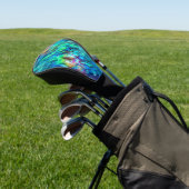Neuseeland Abalone Paua Muschel Muster 1 Golf Headcover (In SItu)