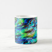 Neuseeland Abalone Paua Muschel Muster 1 Kaffeetasse (Mittel)