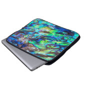 Neuseeland Abalone Paua Muschel Muster 1 Laptopschutzhülle (Vorne Knopf)