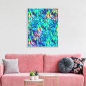 Neuseeland Abalone Paua Muschel Muster 1 Leinwanddruck (Insitu (Wohnzimmer))