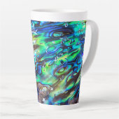 Neuseeland Abalone Paua Muschel Muster 1 Milchtasse (Rechte Ecke)