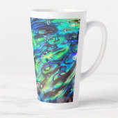 Neuseeland Abalone Paua Muschel Muster 1 Milchtasse (Rechts)