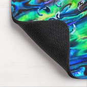 Neuseeland Abalone Paua Muschel Muster 1 Mousepad (Ecke)