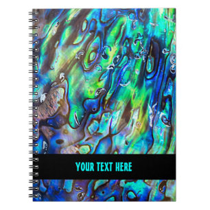 Neuseeland Abalone Paua Muschel Muster 1 Notizblock