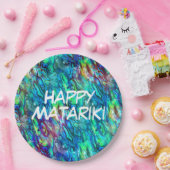 Neuseeland Abalone Paua Muschel Muster 1 Pappteller (Party)