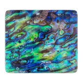 Neuseeland Abalone Paua Muschel Muster 1 Schneidebrett (Vorderseite)