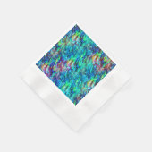 Neuseeland Abalone Paua Muschel Muster 1 Serviette (Ecke)