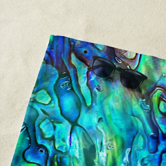 Neuseeland Abalone Paua Muschel Muster 1 Strandtuch (Beispiel)